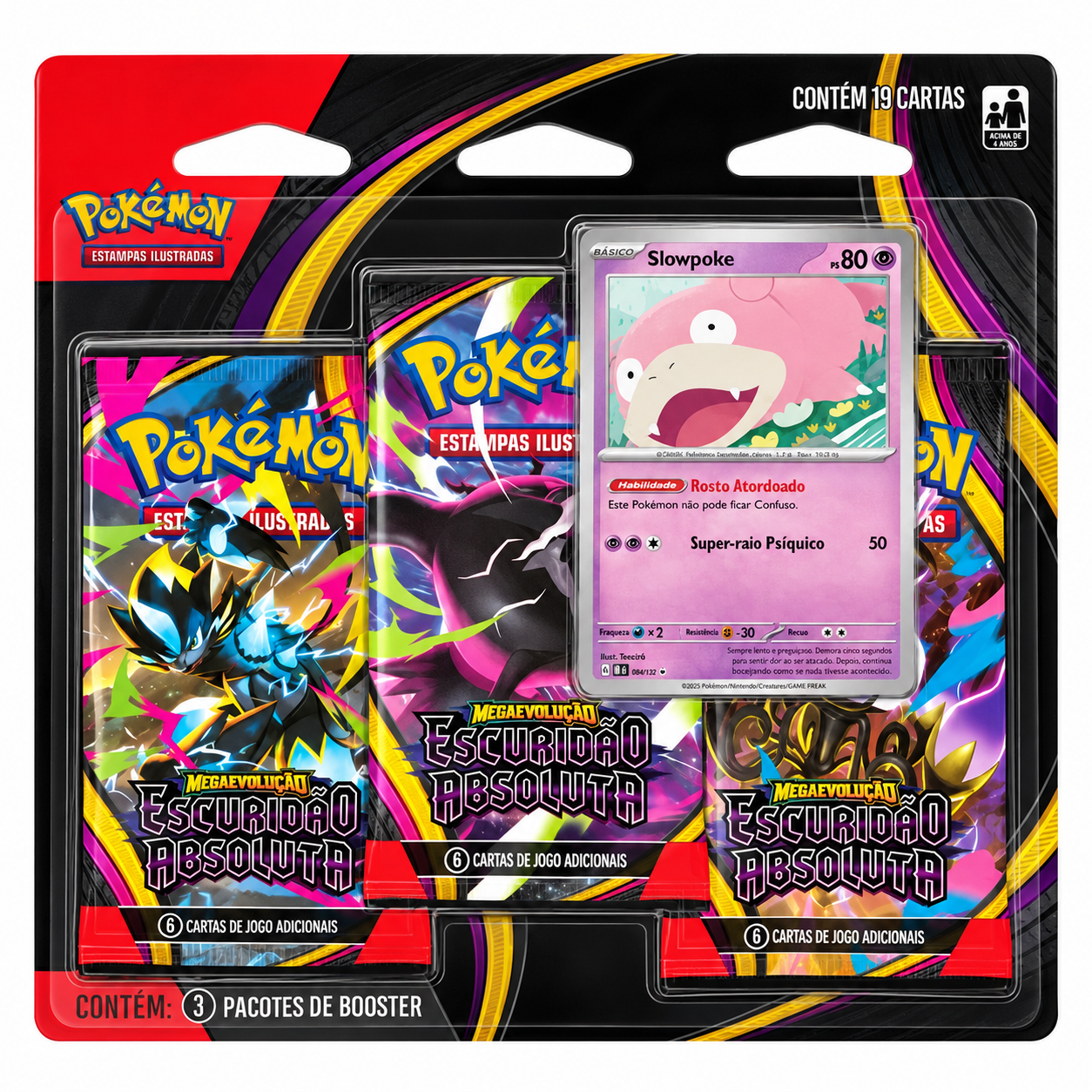 Blister Triplo Pokémon ME05 — Escuridão Absoluta | Slowpoke