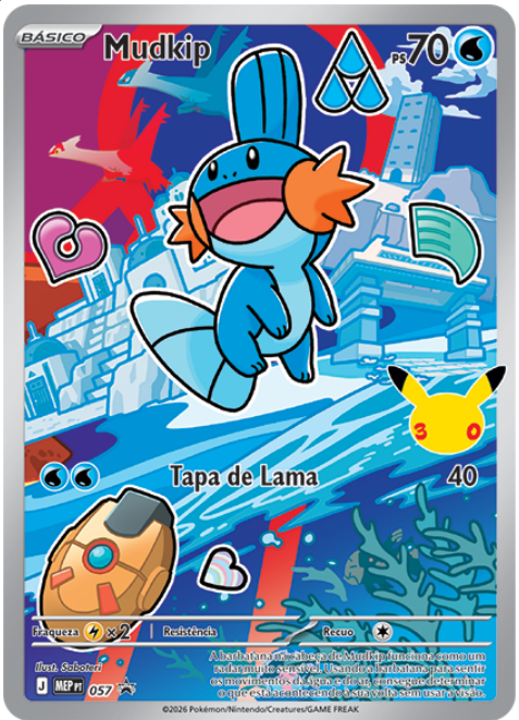 Mudkip – Série 3 | 70 PS | Nº 057
