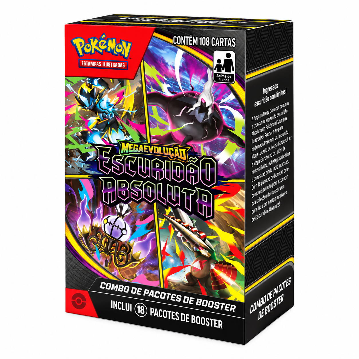 Mega Evolução: Escuridão Absoluta – Combo de Pacotes de Booster
