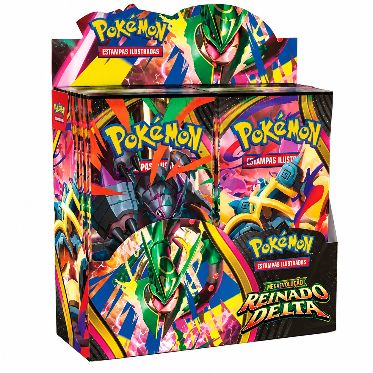 Box Display Pokémon TCG — Megaevolução Reinado Delta (ME06)