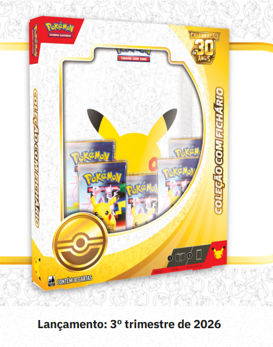 Box Com fichario coleção 30 ANOS