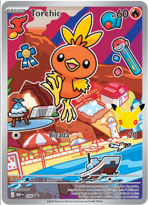 Torchic – Série 3 | 60 PS | Nº 056